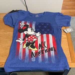 Disney Minnie Mouse Patriotic Blue T-Shirt - Large